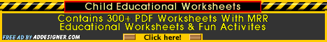 Child Early Education Learning Worksheets